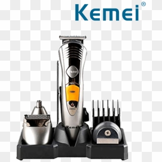 Kemei Km 580a 7 In 1 Beard Trimmer & Hair Clipper Men - Png Download