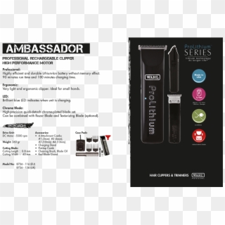 Wahl Professional Clippers & Trimmers - Gadget - Png Download