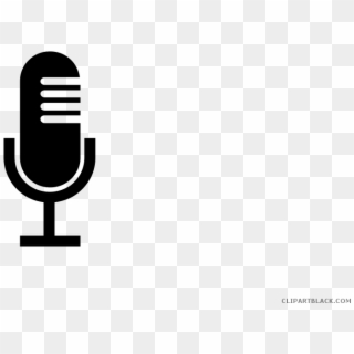 Svg Royalty Free Stock Microphone Clipartblack Com - Png Download