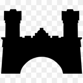 Wall Clipart Castle Entrance - Png Download