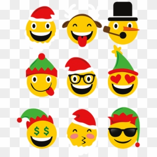 Christmas Emojis Clipart