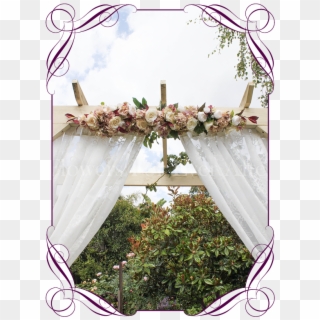 Vintage Pastel Wedding Arbor / Arch & Table Decoration - Flower Clipart