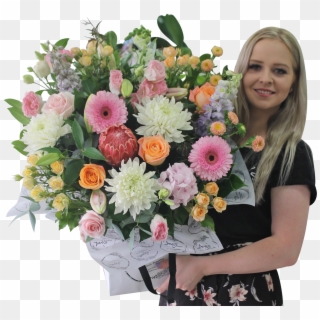 Mother's Day Arrangement With Pastel Flower Bouquet - Bouquet Clipart