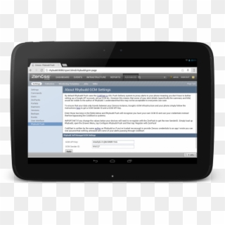 Rhybudd Tablet Push Server - Mobile Device Clipart