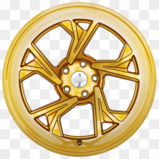 Gold Brush - Gold Rims Png Clipart