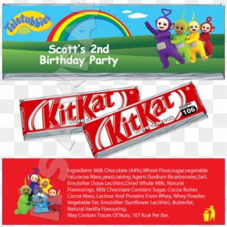 Teletubbies Kitkat Wrappers - Kit Kat Clipart