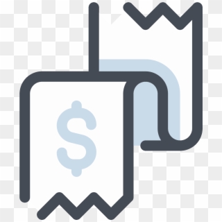 Receipt Dollar Icon - Receipts Png Clipart