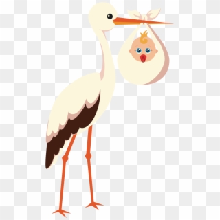 Stork Vector Pregnancy Png Royalty Free Stock - 送 子 鸟 卡通 Clipart