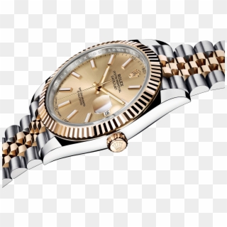 Datejust Gold Watch Rolex Table Male Automatic Clipart - Movimento 3235 - Png Download