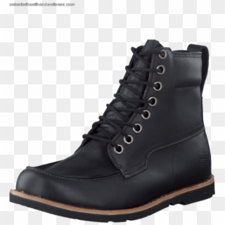 Men's Timberland 5064a Ek Rugged Moc Toe Boot Black - Shoe Clipart