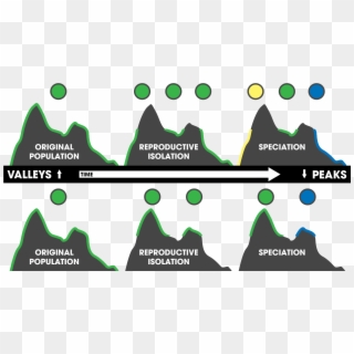 Topography-driven Isolation Peak&valley Clipart