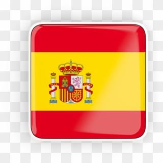 Illustration Of Flag Of Spain - Spain Flag Square Png Clipart