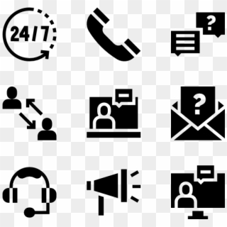 Call Center - Call Center Icon Set Png Clipart