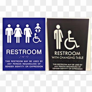 The Gender-neutral Signs Above And Those That Follow Clipart