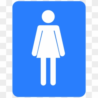 Public Toilet Bathroom Woman Sign Clipart