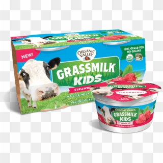 Strawberry Grassmilk Kids Yogurt Cup, Clipart