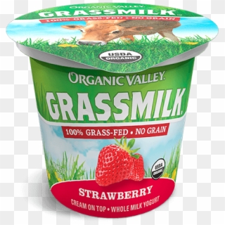 Strawberry Grassmilk Yogurt, Clipart