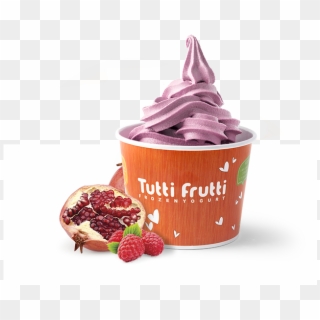 Pomegranate Raspberry - Tutti Frutti Yogurt Png Clipart