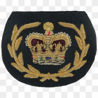 Crown & Wreath No 1 Dress Gold On Various Colours - Royal Navy Warrant Officer 2 Badge Clipart