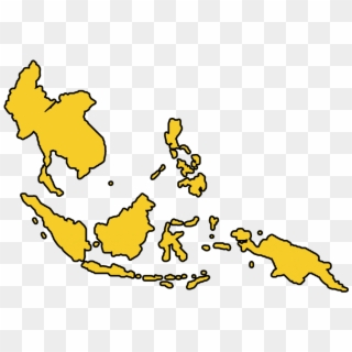 Asia Cartoon Png - Southeast Asia Map Png Clipart