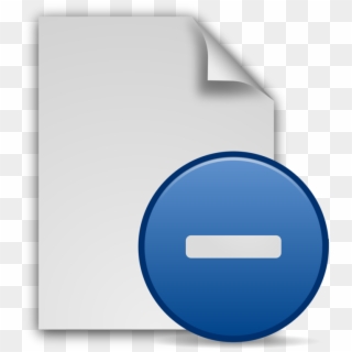 How To Set Use Minus Document Icon Png - Icon Clipart
