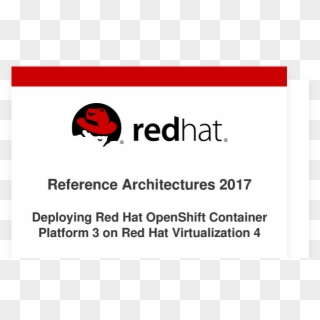 Deploying Openshift On Red Hat Virtualization - Red Hat Linux Clipart