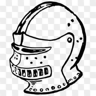 Motorcycle Helmets Drawing Knight Armour - Knight Helmet Draw Cartoon Clipart