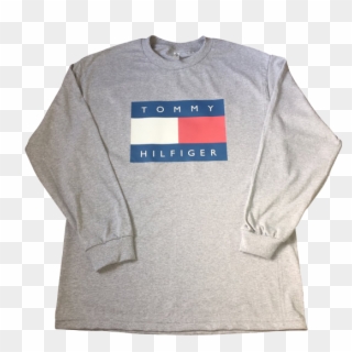 Vintage 90s Tommy Hilfiger Long Sleeve T Shirt - Long Sleeve Tommy Hilfiger Shirt Clipart