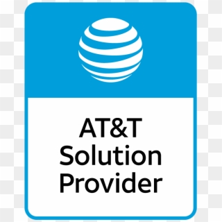 Networks - At&t Solution Provider Logo Png Clipart