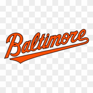 Baltimore Orioles Alternative Font Logo - Baltimore Orioles Logo Vector Clipart