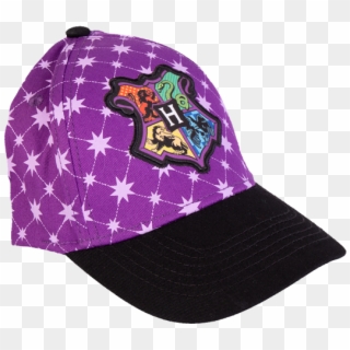 Hogwarts Logo Purple Cap - Baseball Cap Clipart
