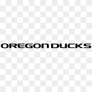Ncaa Oregon Ducks By The Sports Fonts - Oregon Ducks Black And White Logo Clipart