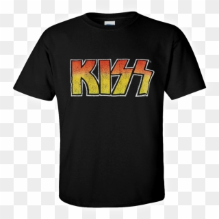 Details About Kiss Official T-shirt Vintage Logo Heavy - Black Sabbath We Sold Our Soul For Rock N Roll Shirt Clipart