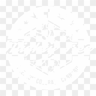 Mighty Tree Cannabis Dispensary White Logo - Emblem Clipart