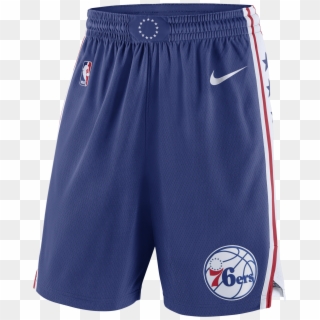 Philadelphia 76ers Men's Icon Swingman Shorts By Nike - Philadelphia 76ers Shorts Clipart