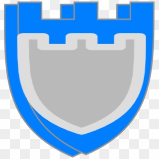 Blue Double Shield Svg Clip Arts 576 X 595 Px - Emblem - Png Download