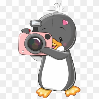 Pingüino Cute Cartoon Eyes, Cute Cartoon Animals, Girl - Cute Cartoon Things Garden Clipart