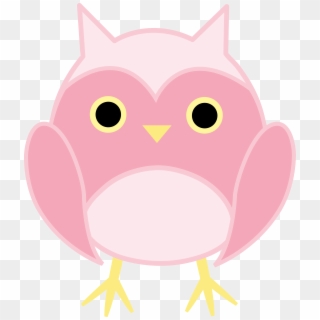 Cute Pink Owl - Clip Art - Png Download