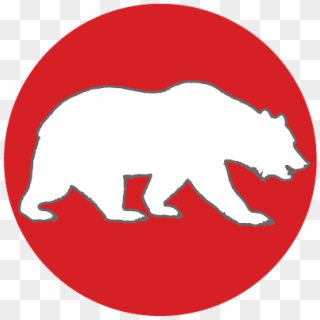 Flag Of California Bear Solid - Grizzly Bear Clipart