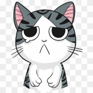 Kitten Cat Whiskers T - Sad Cat Clipart Free - Png Download