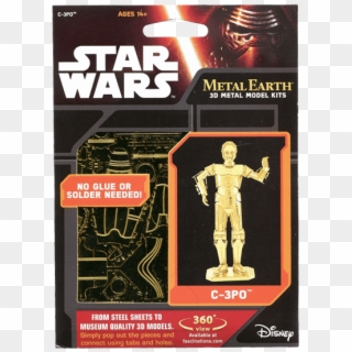 C-3po Metal Earth Kit - Star Wars Clipart