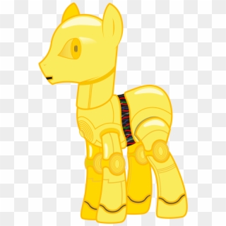 Star Wars C3po Clipart - Star Wars My Little Pony Base - Png Download