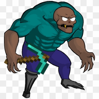 Shitpostlord Herobrenglish, But He Has Clothes On And - Cartoon Clipart