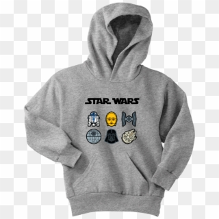 Darth Vader R2d2 C3po Star Wars Unique Product Youth - Sweatshirt Clipart