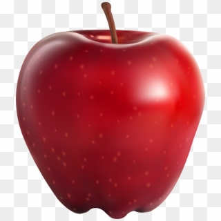 Red Apple Transparent Clip Art Image - Png Download