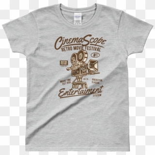 Cinema Scope - Ladies' T-shirt - Crunch T Shirt Clipart