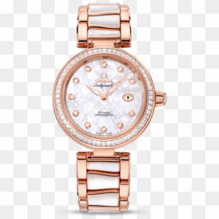 De Ville Ladymatic - Omega Watch Mother Of Pearl Clipart