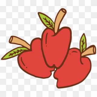 Red Apples Transprent Png - Red Apples Cartoon Clipart
