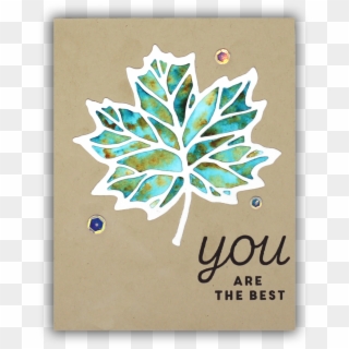 Thankful Leaves Turnabout Card By Understand Blue - Label Clipart