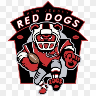 New Jersey Red Dogs Logo Png Transparent Clipart